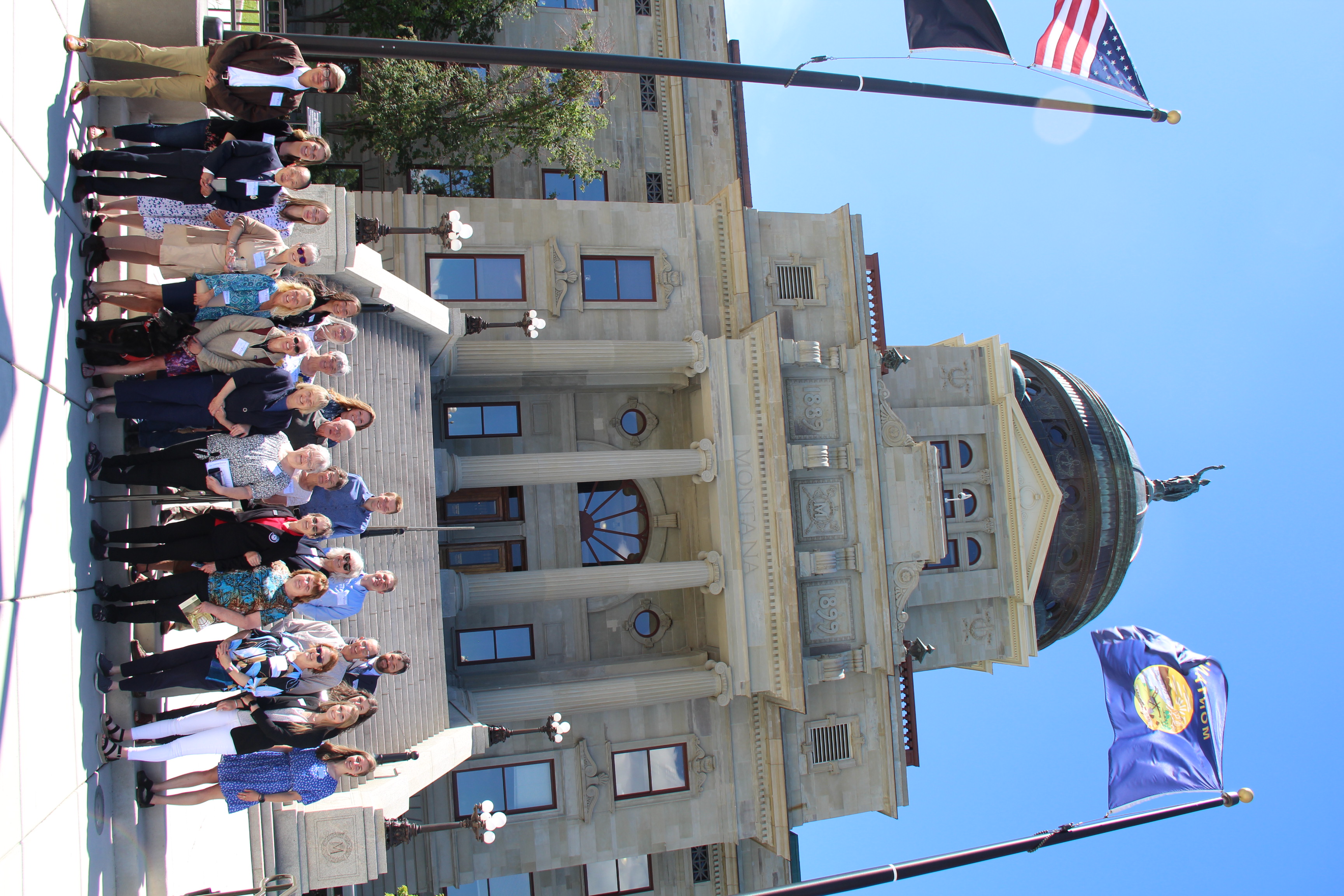 2022 ServeMontana Award winners and their nominators with Lieutenant Governor Juras, and The Governor's Office of Community Service staff. 