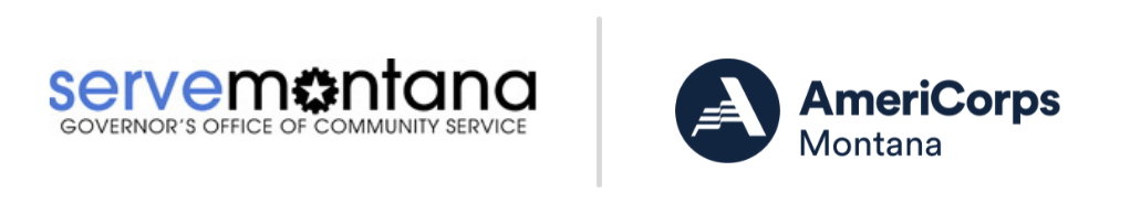 ServeMontana and AmeriCorps Montana Logo side by side